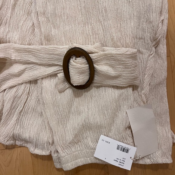 Savannah Morrow - Tayen Belted Silk Bamboo Wide Leg Pants - Picture 2 of 4